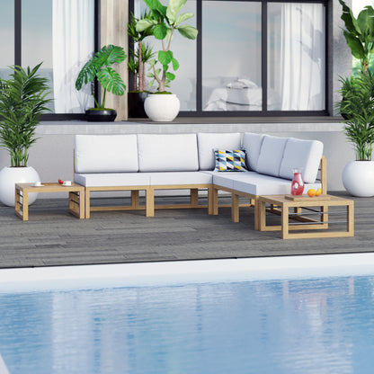 7 Piece Aluminum Outdoor Conversation Set