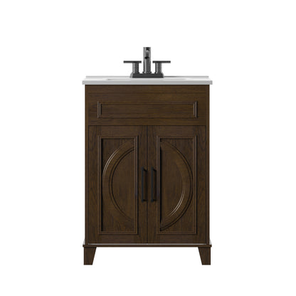 Renton 24" Single Bathroom Vanity with Decorative Mullions