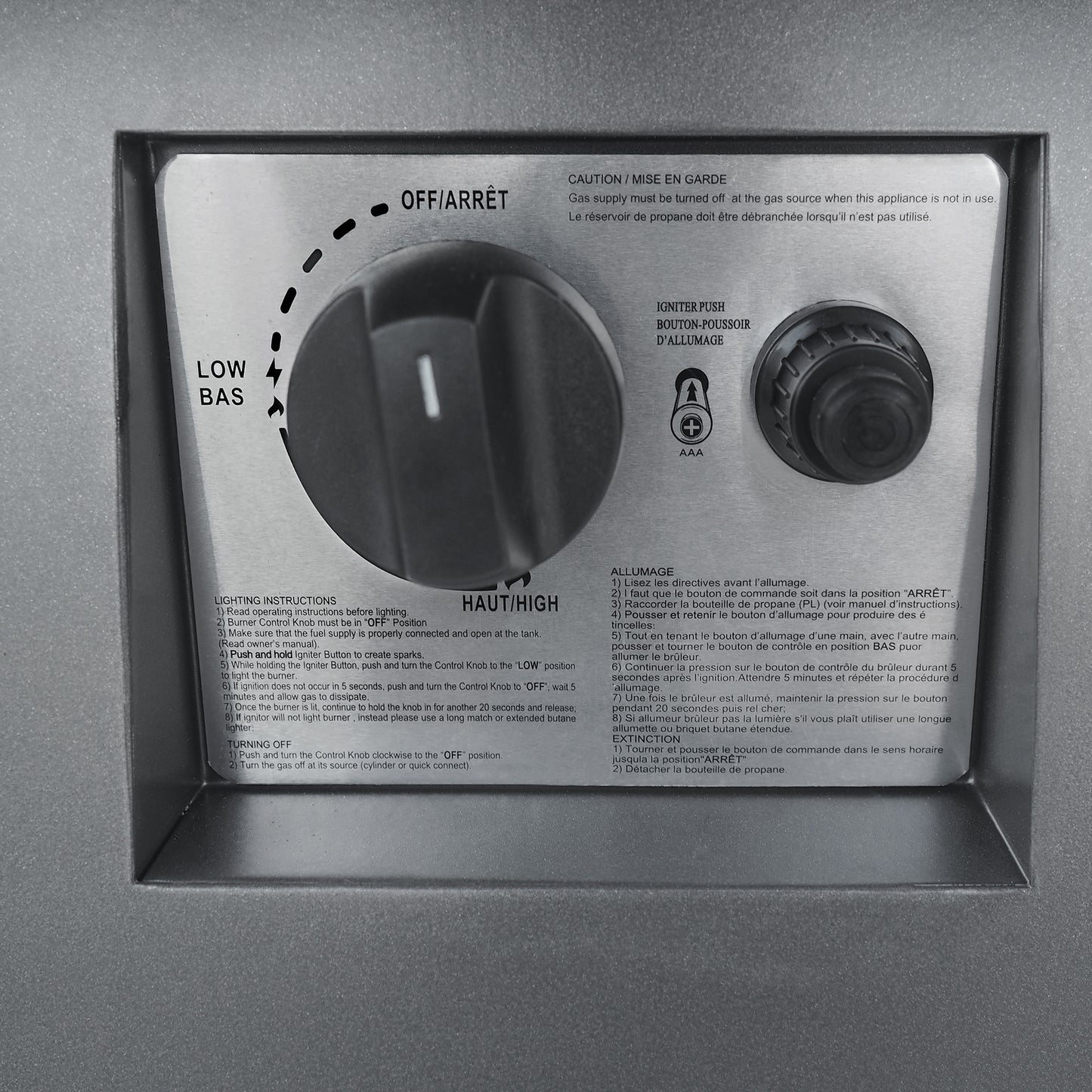 TK Classics Square Fire Pit Table