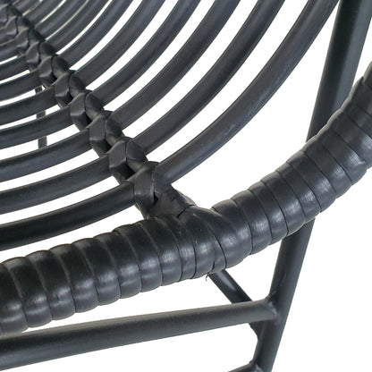 TK Classics 4 Piece Outdoor Wicker Conversation Set with Cushions