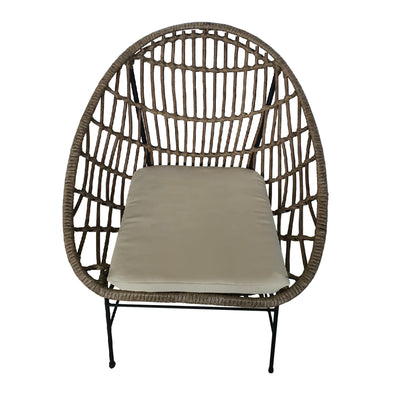 TK Classics Outdoor Arm Chairs with Cushions, Set of 2