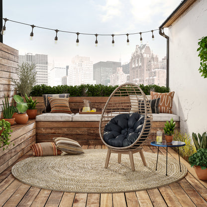 TK Classics Egg Chair with Cushion