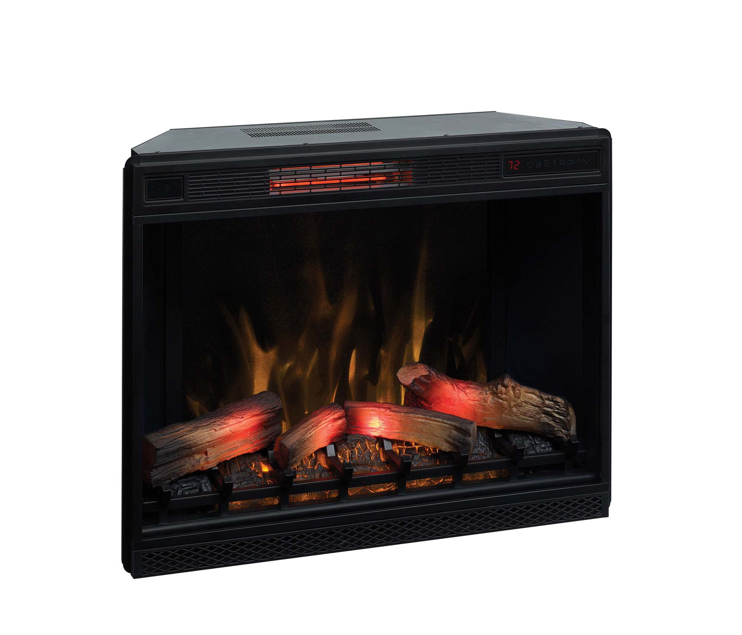 33” 3D Infrared Quartz Electric Fireplace Insert with Safer Plug® and Safer Sensor™