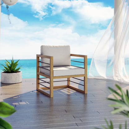 TK Classics Aluminum Outdoor Club Chair with Cushions