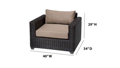 Venice Outdoor Club Chair with Cushions