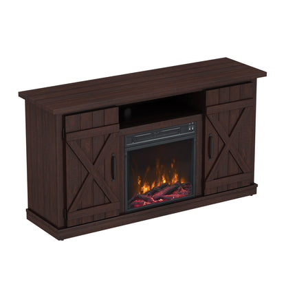 Cottonwood TV Stand for TVs up to 55" with Electric Fireplace