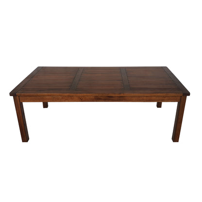 TK Classics Outdoor Acacia Coffee Table