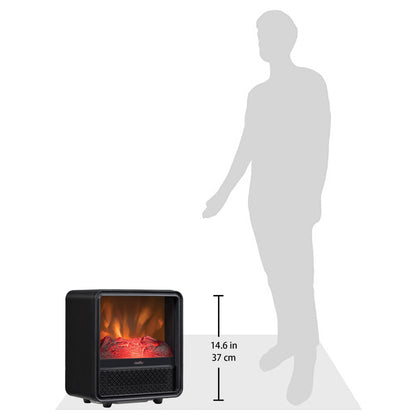 duraflame® Portable Electric Fireplace Personal Cube Space Heater