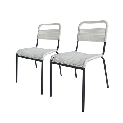 TK Classics Outdoor Dining Chairs, Set of 2