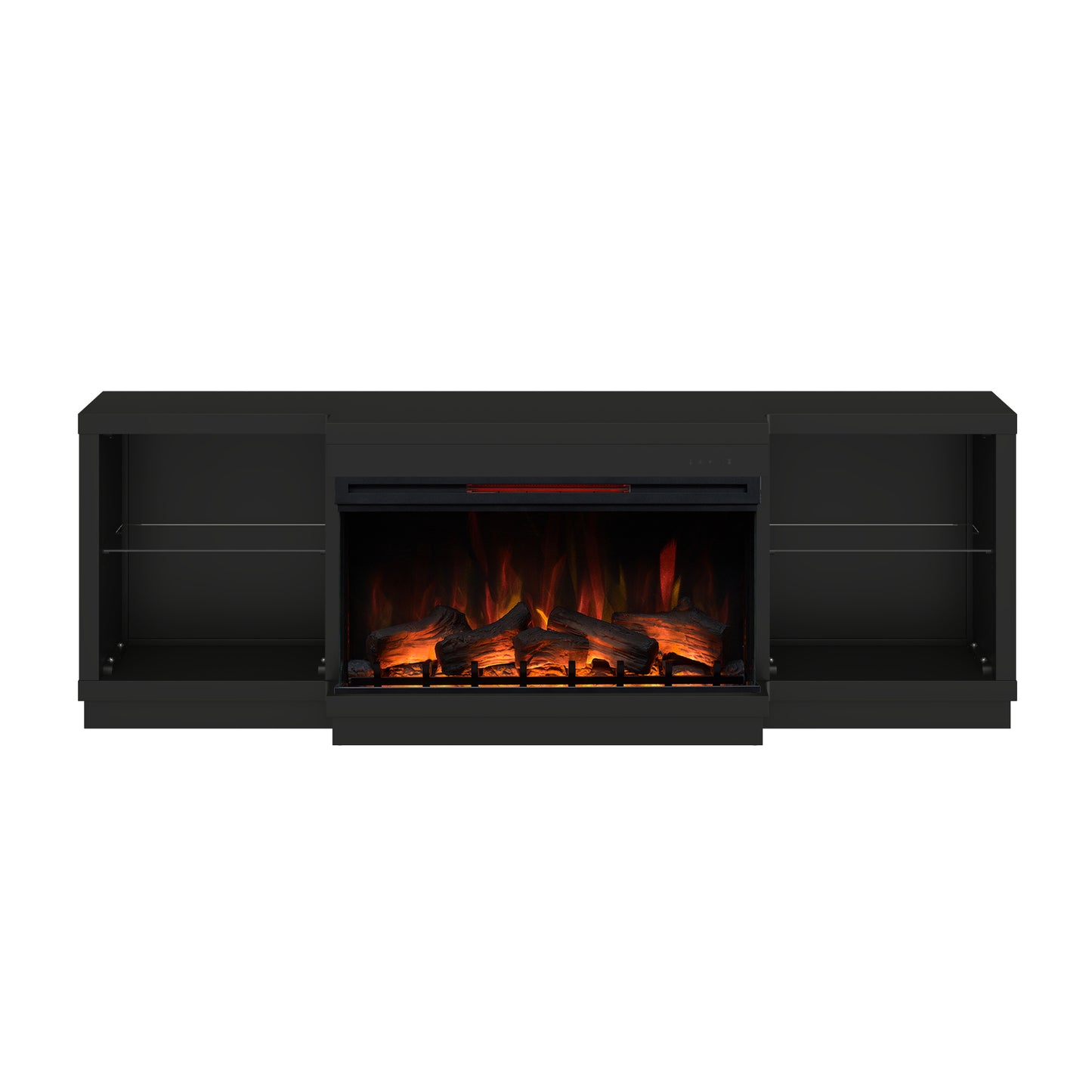 Cynthia 82" Electric Fireplace TV Stand with LED Accent Lighting