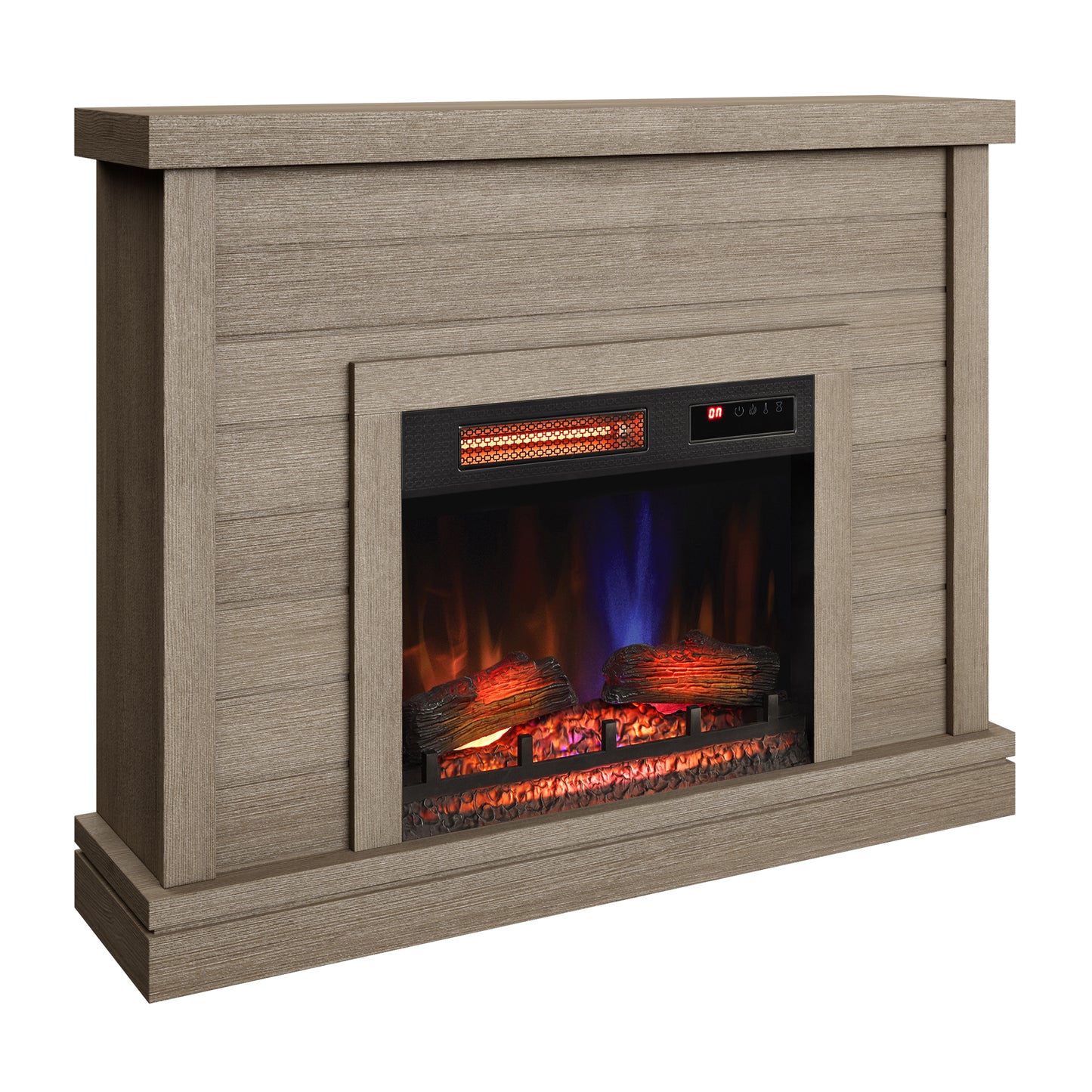duraflame® Shiplap Wall Mantel Electric Fireplace