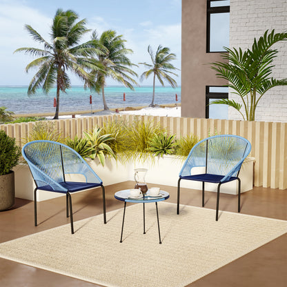 TK Classics Outdoor 3-Piece Conversation Set
