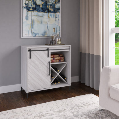 Accent Cabinet with Sliding Door and Wine Storage