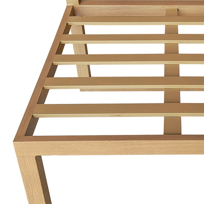 TK Classics Outdoor Aluminum Armless Sofa Seats, Set of 2