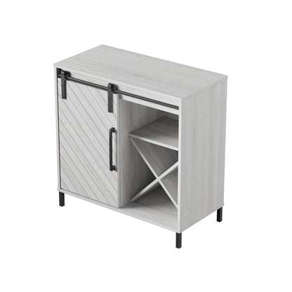 Accent Cabinet with Sliding Door and Wine Storage