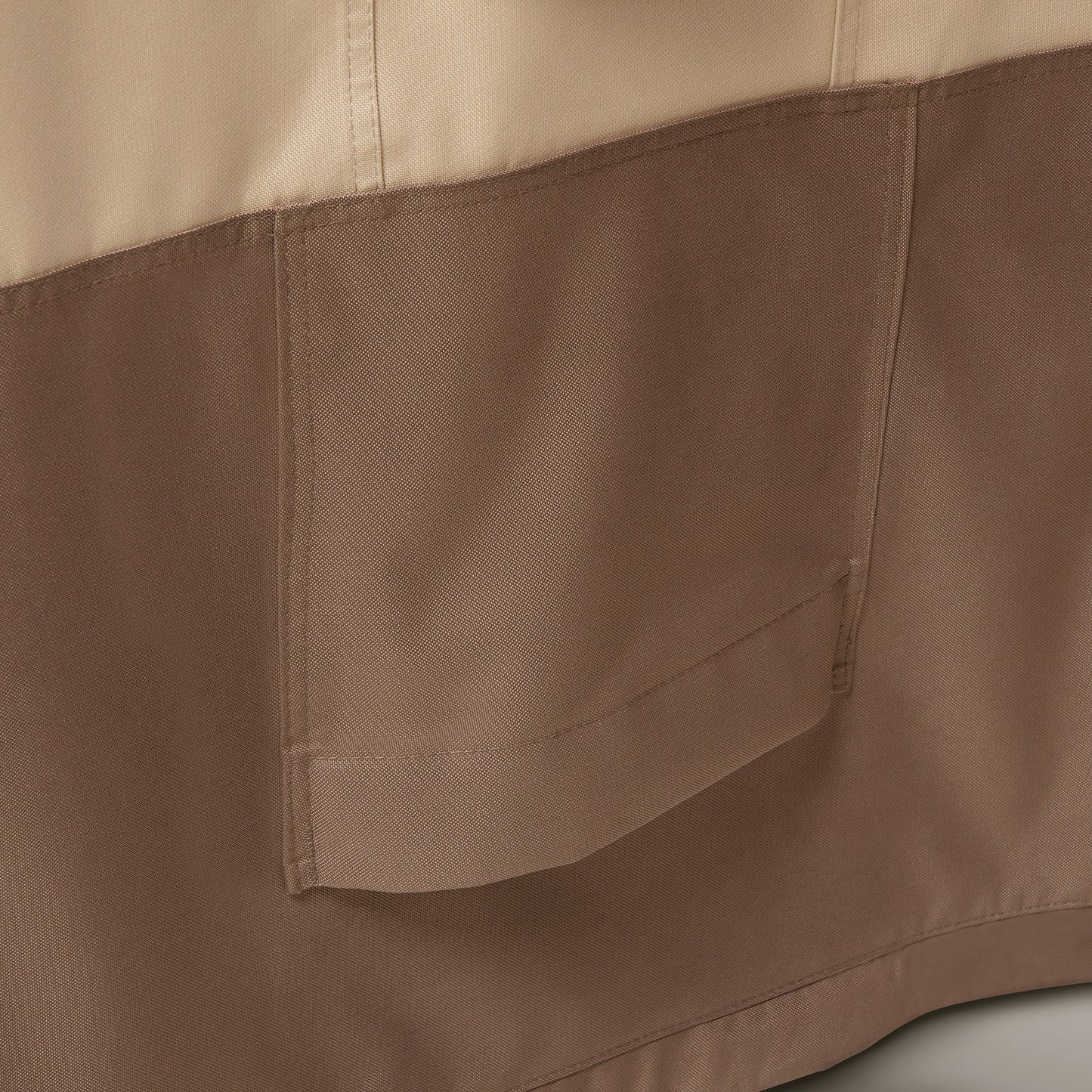 Classic Accessories Veranda's Best Waterproof Rectangle/Oval Patio Table Cover with Umbrella Hole