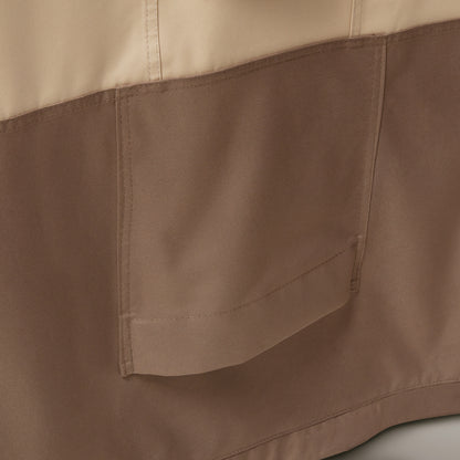 Classic Accessories Veranda's Best Waterproof Rectangle/Oval Patio Table Cover with Umbrella Hole