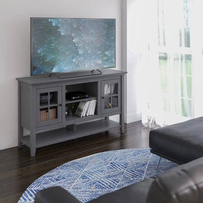 TV Stand for TVs up to 60” with Open Lower Storage