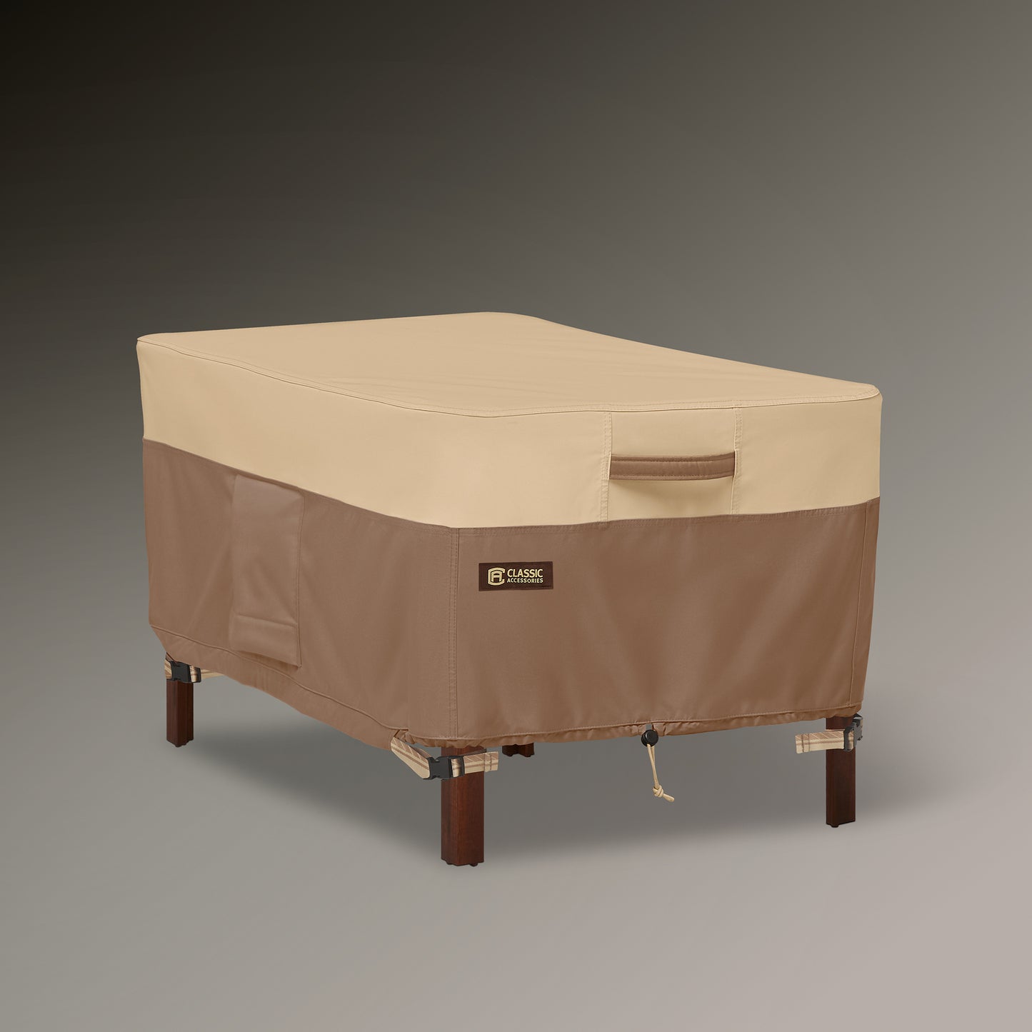 Classic Accessories Veranda's Best Waterproof Patio Coffee Table Cover, 48 x 25 x 18 Inch