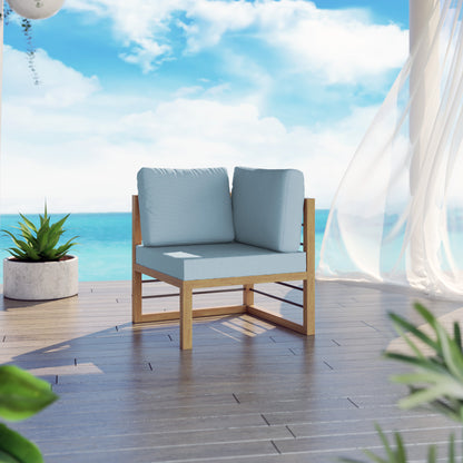 TK Classics Aluminum Outdoor Sectional Corner Sofa Seat