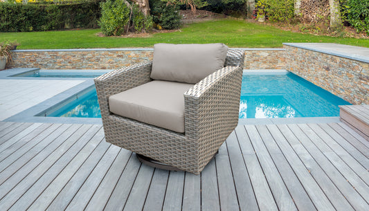 TK Classics Outdoor Swivel Chair