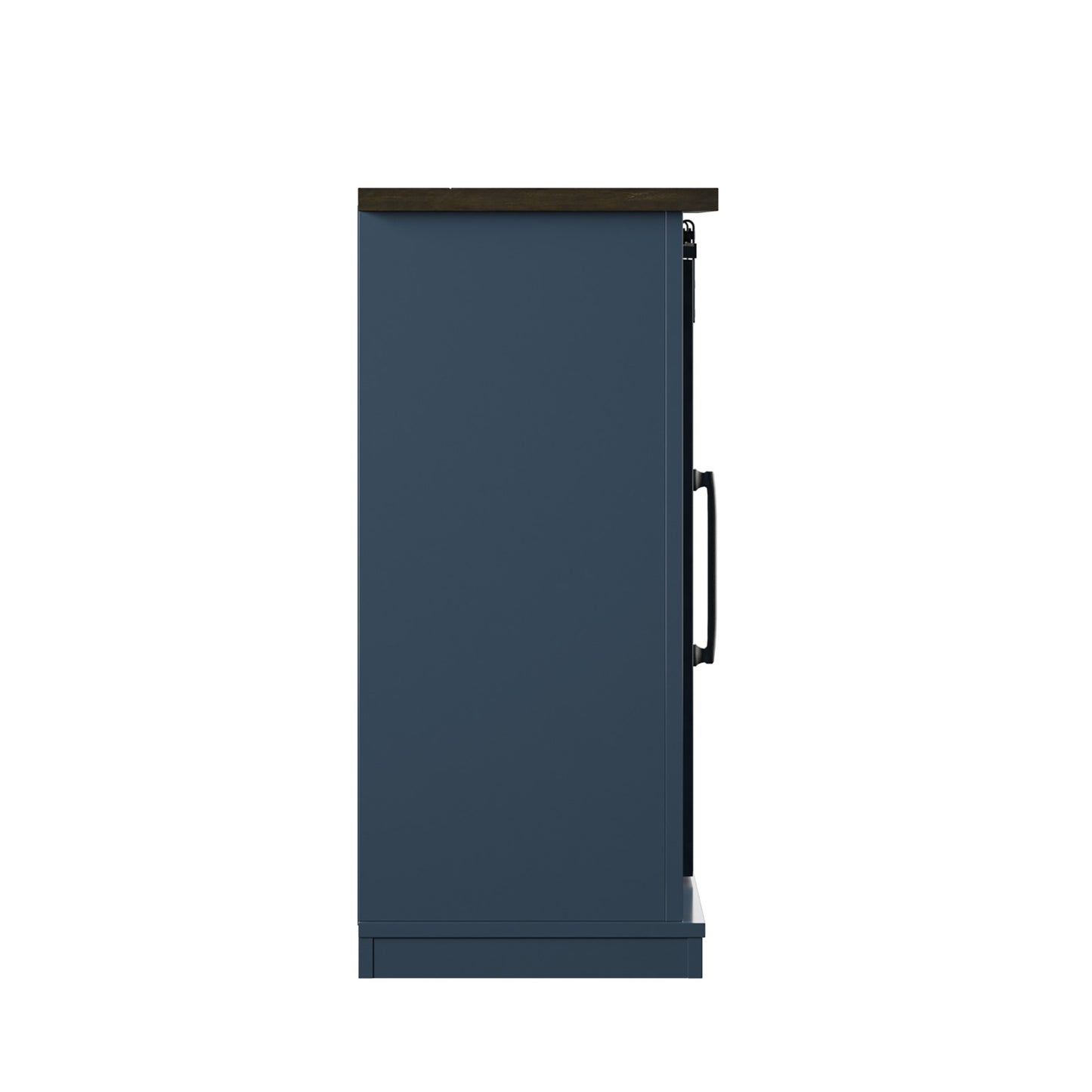 Accent Cabinet with Sliding Barn Door and Adjustable Shelving