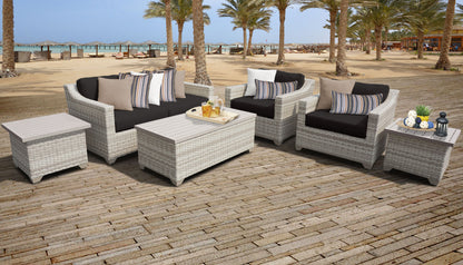 Fairmont 7-Piece Outdoor Wicker Patio Furniture Set