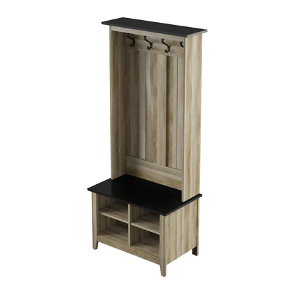 Hall Tree with Storage Bench