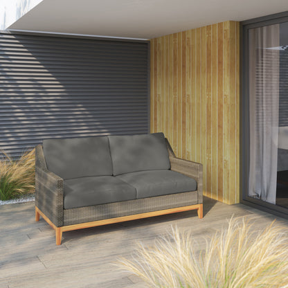 TK Classics Outdoor Loveseat with Cushions