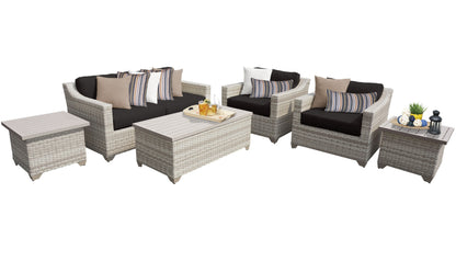 Fairmont 7-Piece Outdoor Wicker Patio Furniture Set