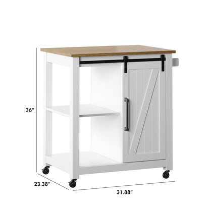 Barndoor Kitchen Cart