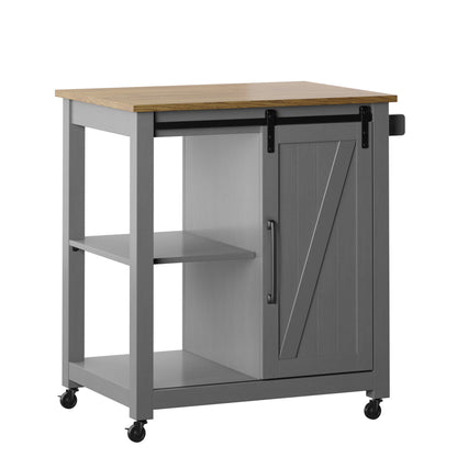 Barndoor Kitchen Cart