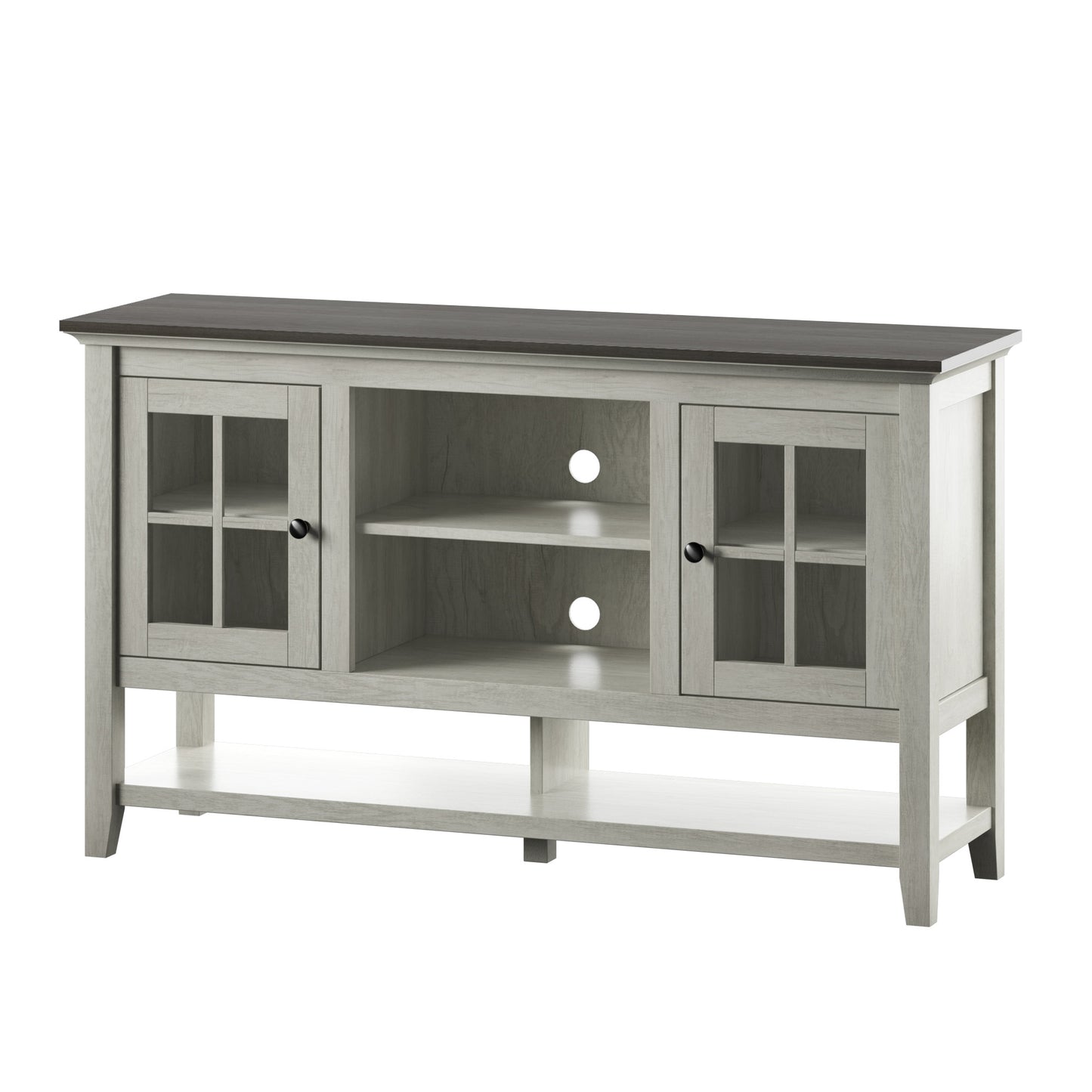 TV Stand for TVs up to 60” with Open Lower Storage