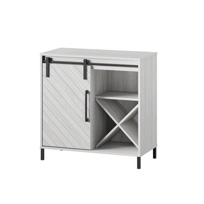 Accent Cabinet with Sliding Door and Wine Storage