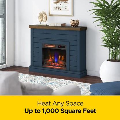 duraflame® Shiplap Wall Mantel Electric Fireplace