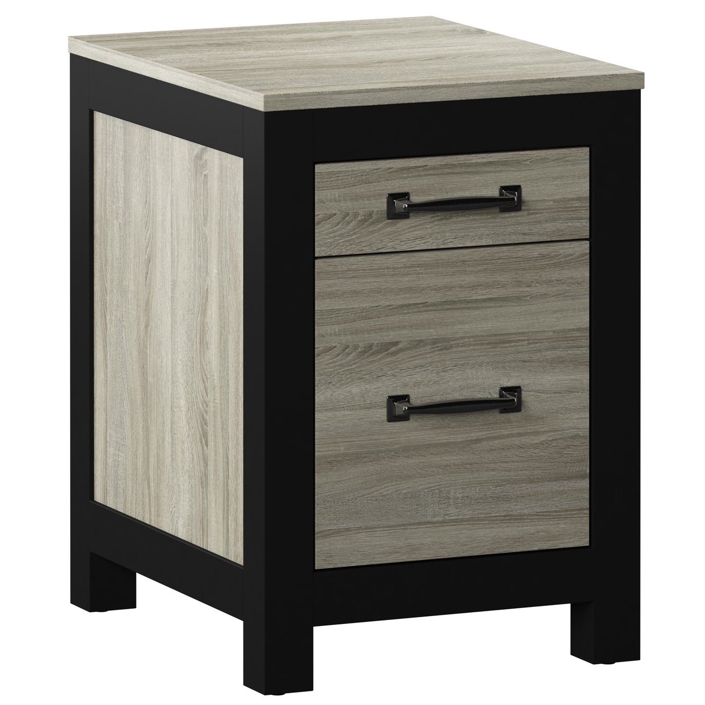 Better Homes & Gardens Dale Filing Cabinet, Clayton Oak and Black