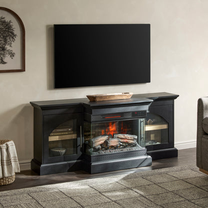 duraflame® 60" Smart Electric Fireplace TV Stand, Alexa Voice & App Control