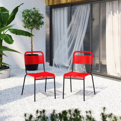 TK Classics Outdoor Dining Chairs, Set of 2