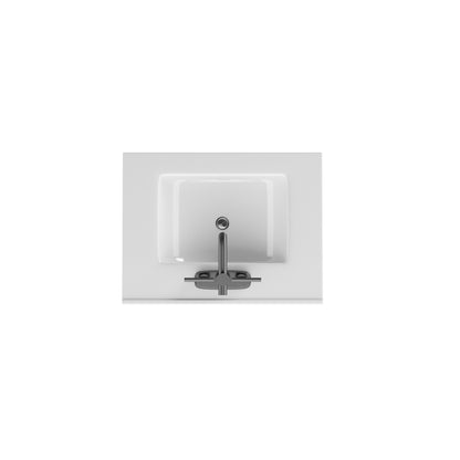 Renton 24" Single Bathroom Vanity with Decorative Mullions