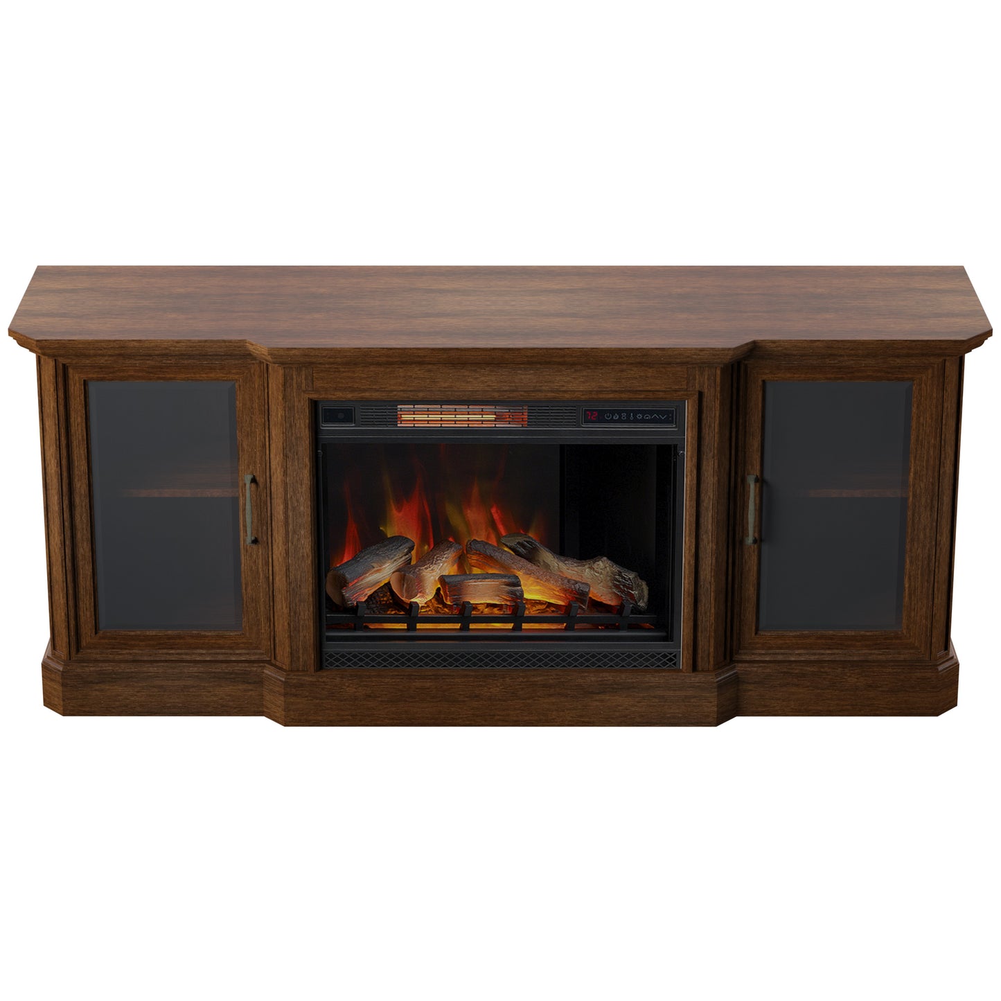 Hershel TV Stand with ClassicFlame® Electric Fireplace