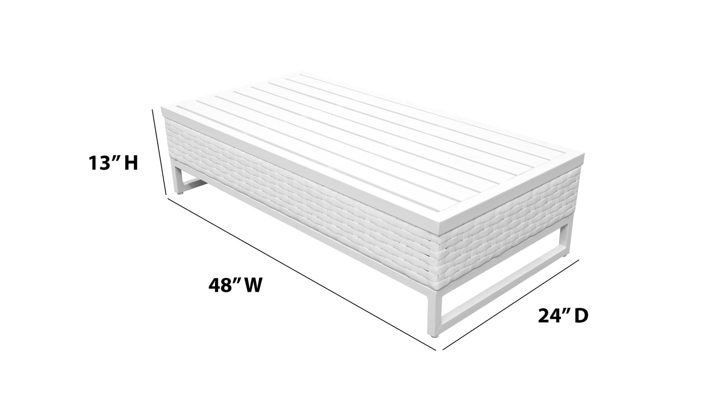 Miami 8-Piece Wicker Outdoor Furniture Set with Aruba Cushions