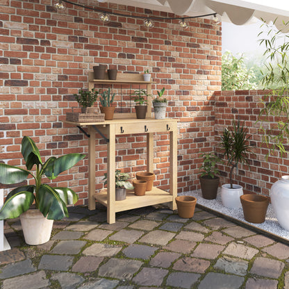 TK Classics Outdoor Potting Bench