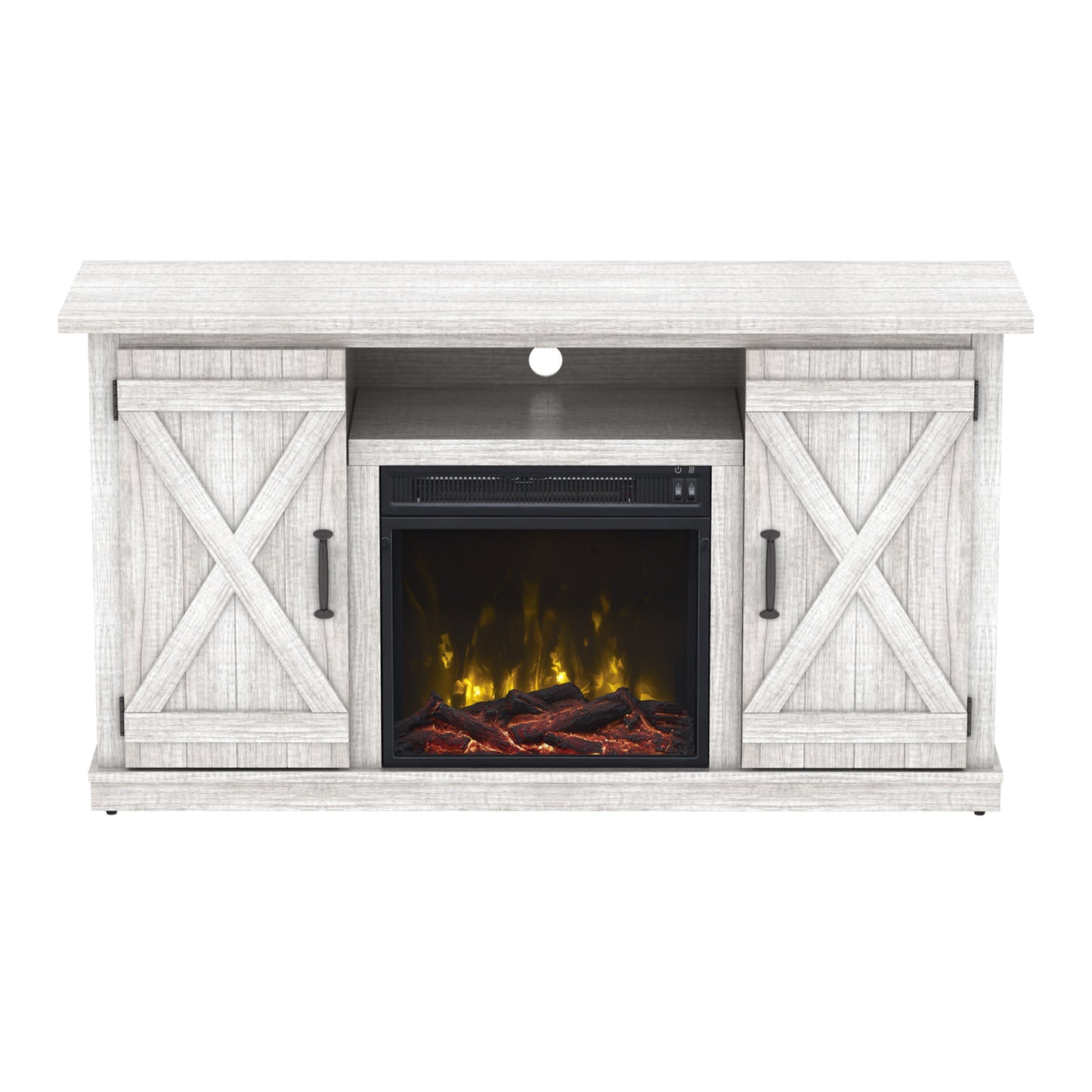 Cottonwood TV Stand for TVs up to 55" with Electric Fireplace