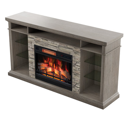 Ellistone Bluetooth® Compatible TV Stand with ClassicFlame® Electric Fireplace