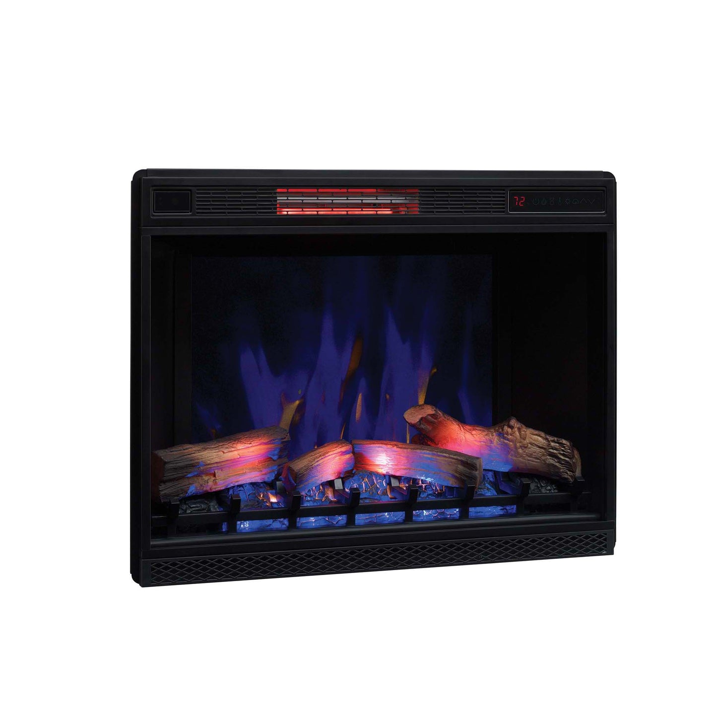 33” 3D Infrared Quartz Electric Fireplace Insert with Safer Plug® and Safer Sensor™