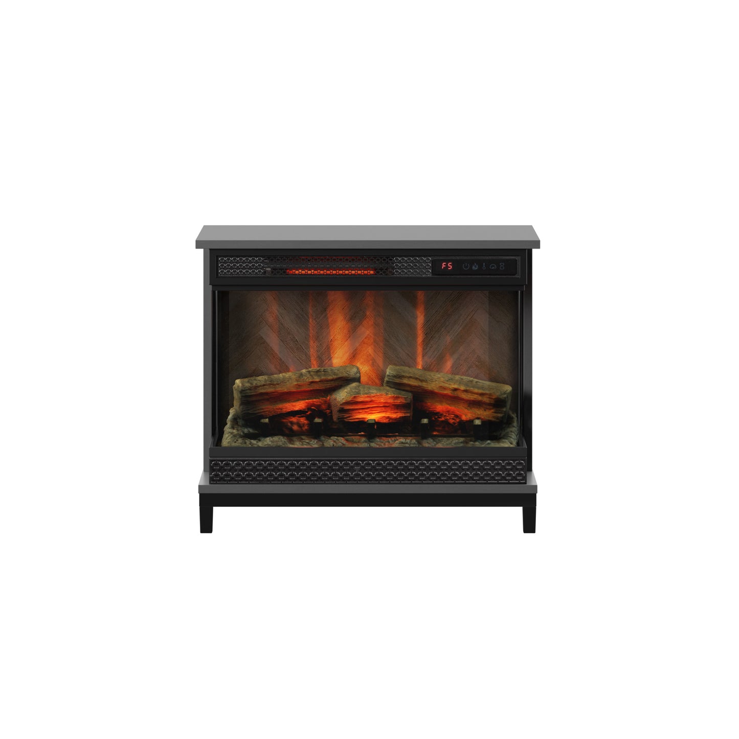 PanoGlow® Wall Mantel Electric Fireplace