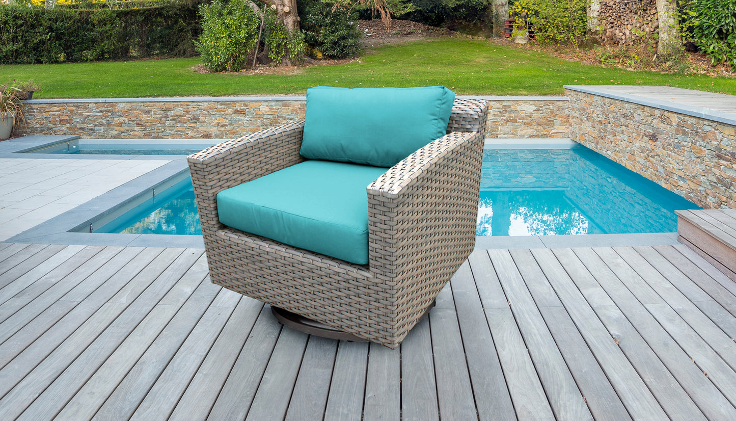 TK Classics Outdoor Swivel Chair