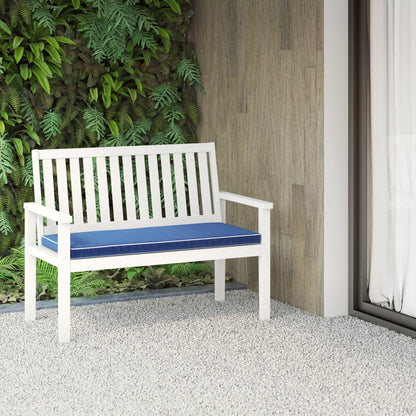 TK Classics Outdoor Acacia Bench with Cushion
