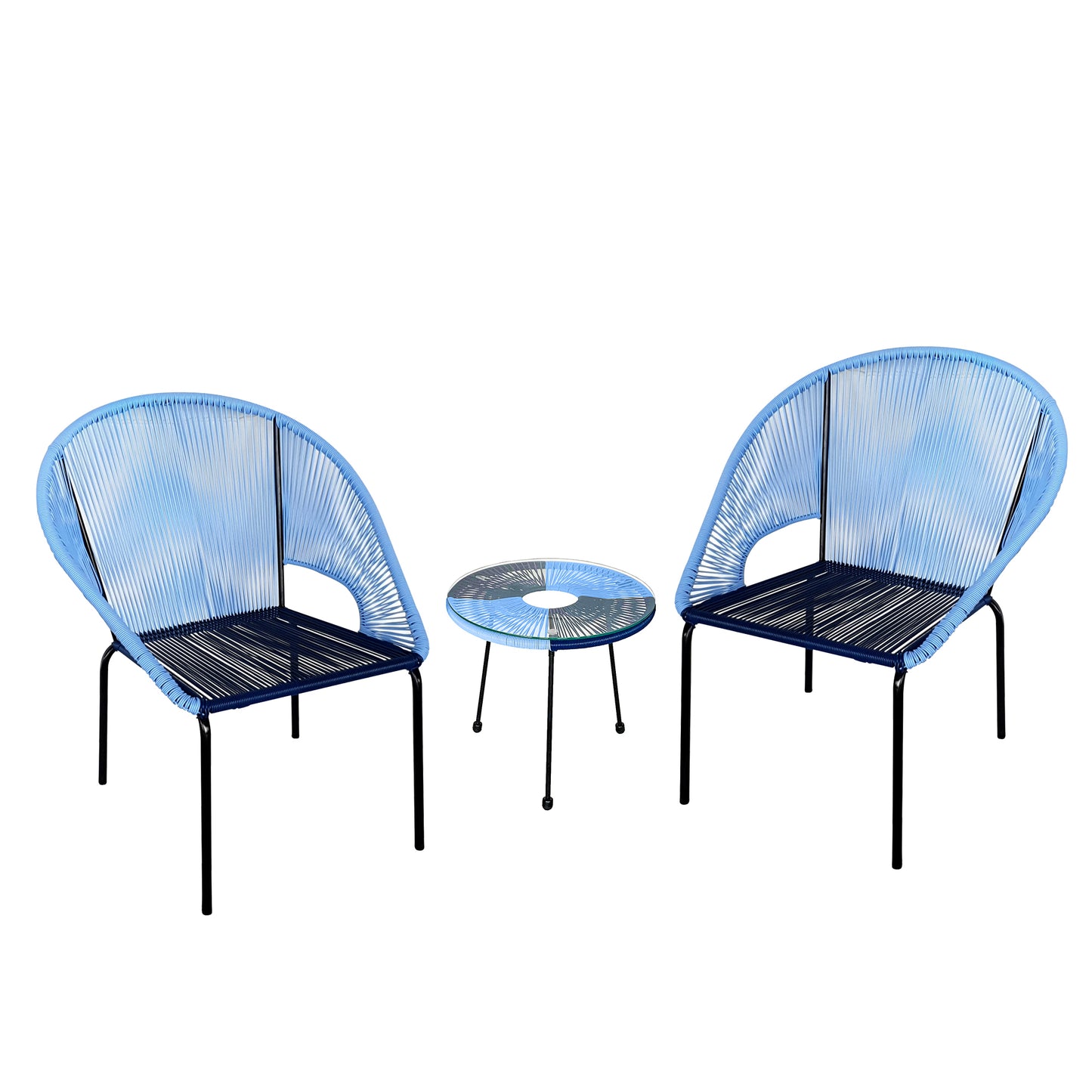 TK Classics Outdoor 3-Piece Conversation Set