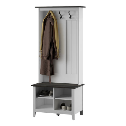 Hall Tree with Storage Bench
